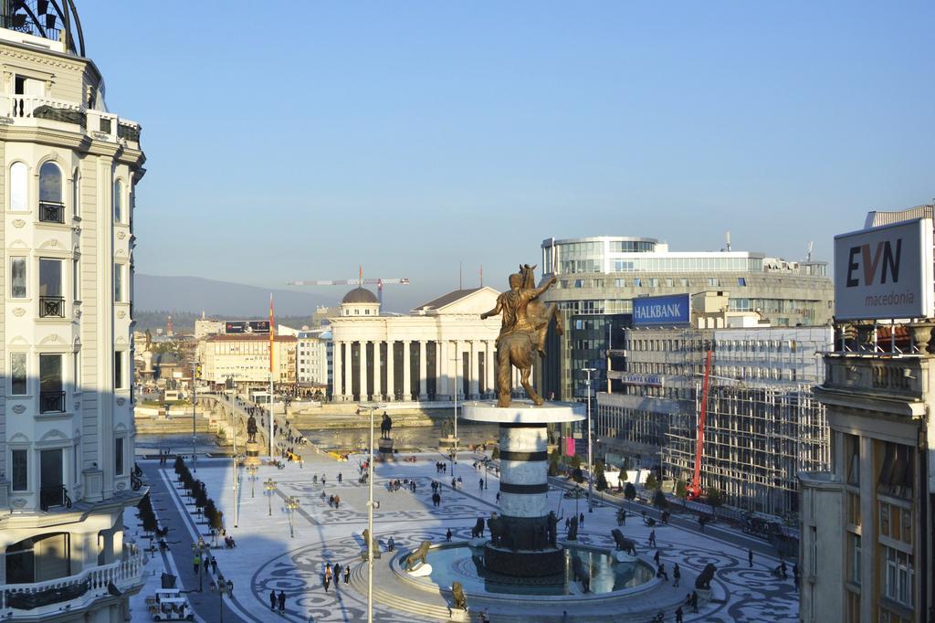 Hotel Square Skopje Exterior foto