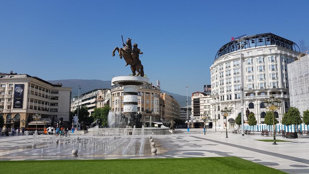 Hotel Square Skopje Exterior foto