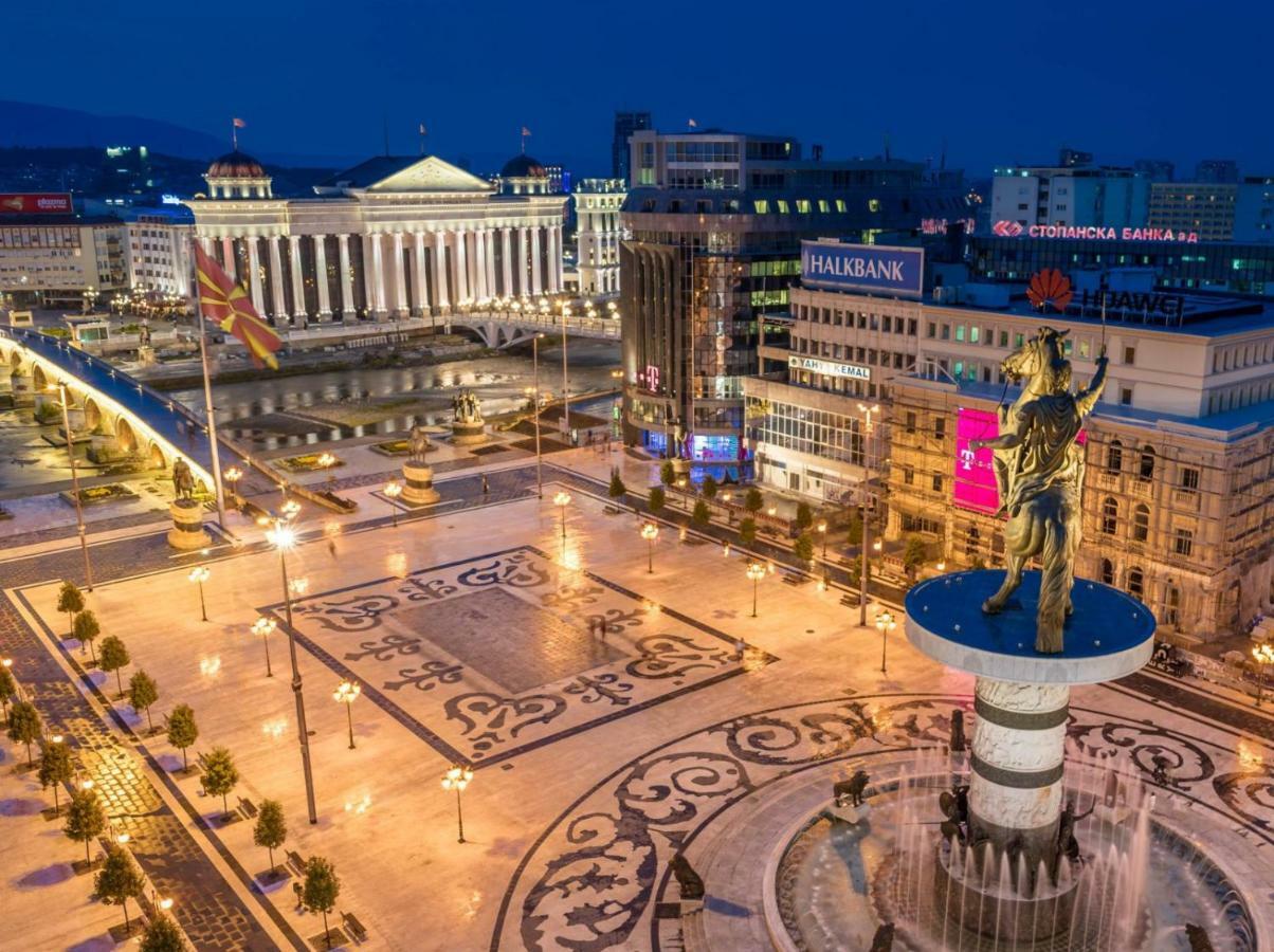 Hotel Square Skopje Exterior foto